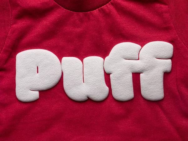 Puff Printing